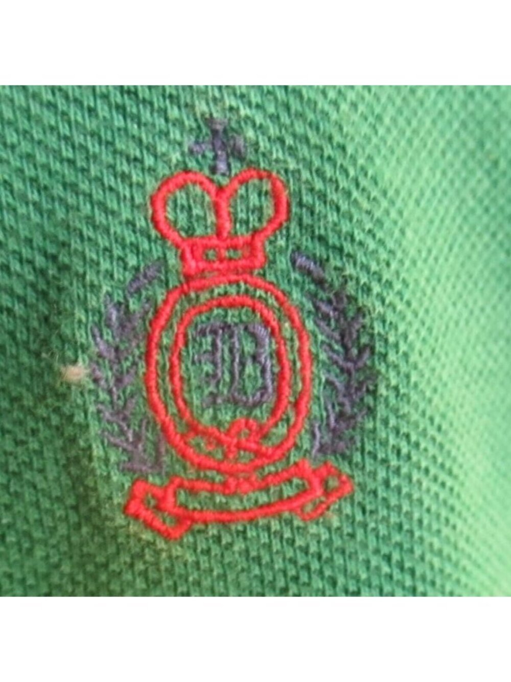 BUGLE BOY Vintage Mens Polo Shirt 2XL 90s EMBROIDERED LOGO TENNIS COLLAR GREEN